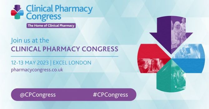 Clinical Pharmacy Congress 12-13 May 2023, Excel London.